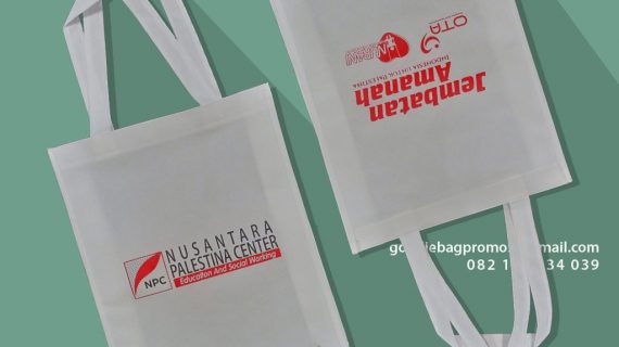 Goodie Bag Spunbond Desain Sablon Business Park Ceger Cipayung Jakarta